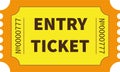 Entry Ticket template